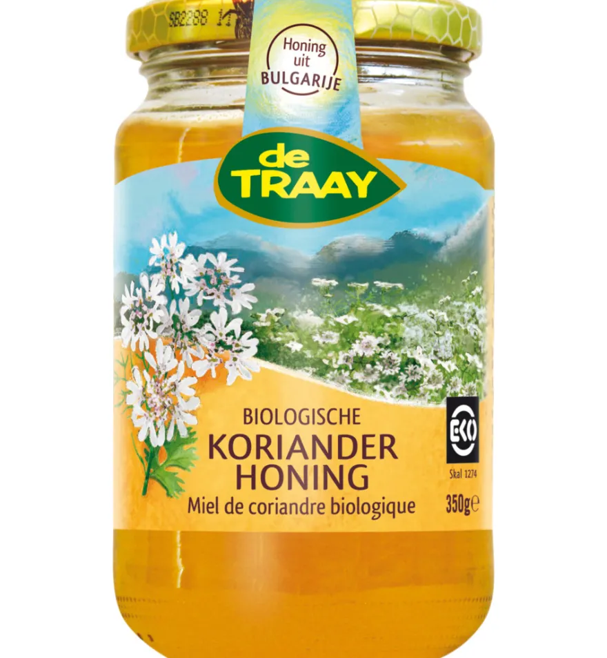 De Traay Korianderhoning Bio (350 gr)