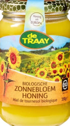 De Traay Zonnebloemhoning (350 gr)