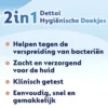 Dettol Wipes 2-in-1 (12 stuks)