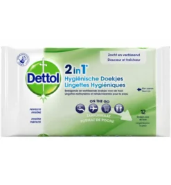 Dettol Wipes 2-in-1 (12 stuks)