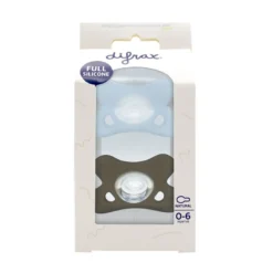 Difrax Fopspeen Natural 0-6 maand Siliconen Ice (2 stuk)