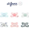 Difrax Fopspeen natural 0-6 maanden assorti (1 stuk)