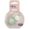 Difrax Lovi Fopspeen 0-6 maand Coconut/Pistachio (2 stuk)