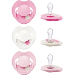 Difrax Lovi Fopspenen 6-18 Maanden Roze (3 stuks)