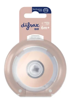 Difrax Lovi Mammafeel Dynamische Flesspeen Crosscut 6m (1 stuk)