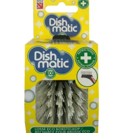 Dishmatic Eco Afwasborstelkop Van 99% Gerecyled Plastic En Borstelhare (1 stuk)