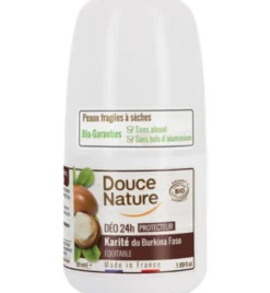 Douce Nature Deodorant roll on met karite sheabutter 24h bio (50 ml)