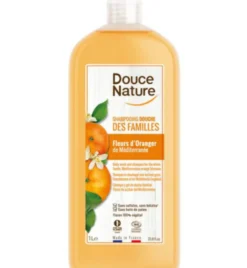 Douce Nature Douchegel & shampoo familie oranjebloesem bio (1000 ml)