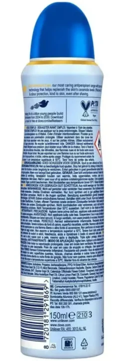Dove Deodorant Spray Talco (150 ml)