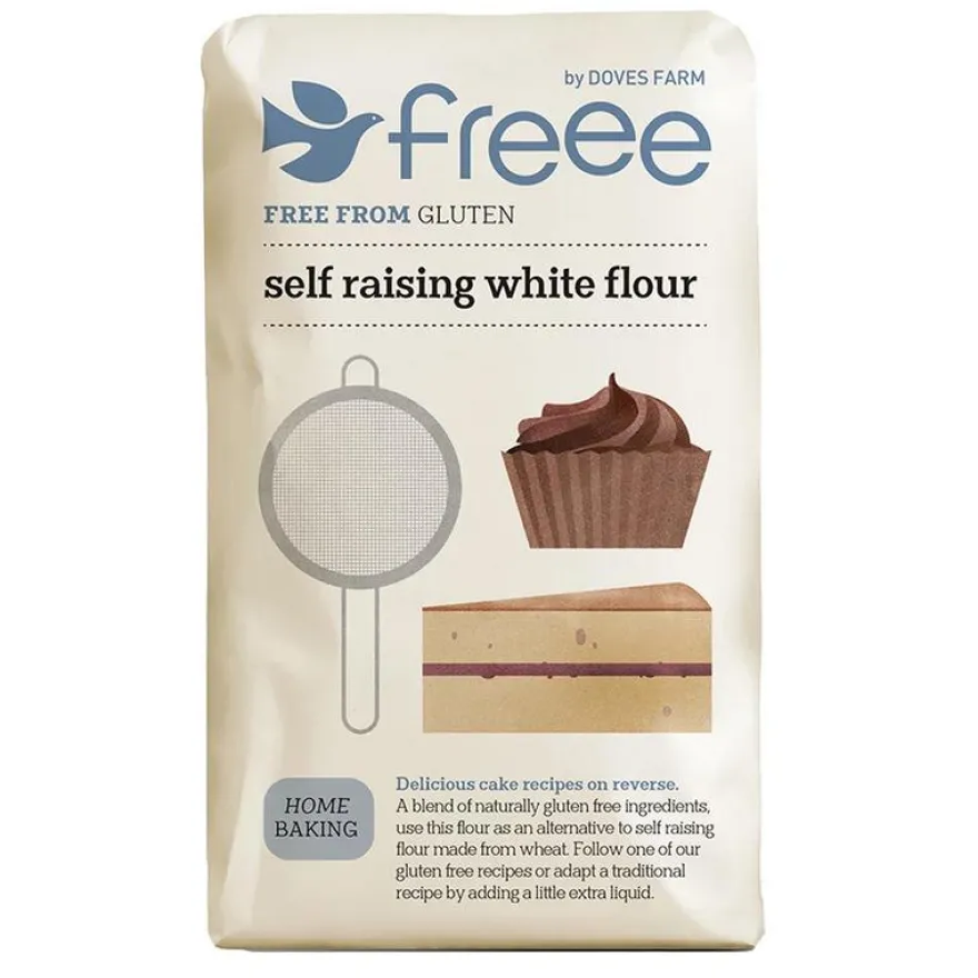 Doves Farm Zelfrijzend Bakmeel Glutenvrij (1000 gr)