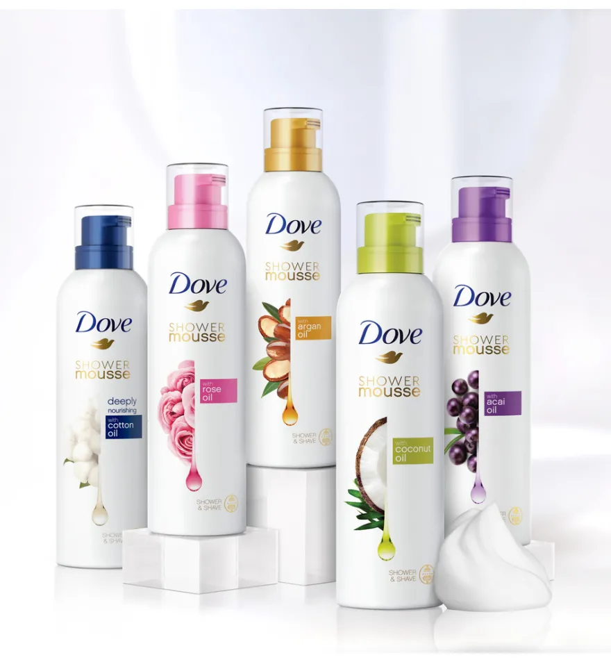 Dove Shower mousse cotton oil (200 ml)