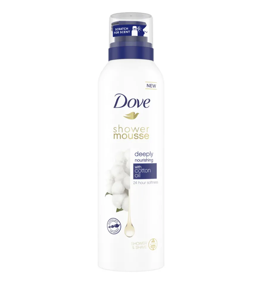 Dove Shower mousse cotton oil (200 ml)