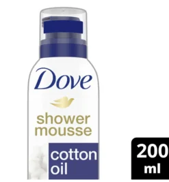 Dove Shower mousse cotton oil (200 ml)