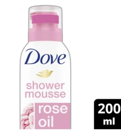 Dove Shower mousse rose oil (200 ml)