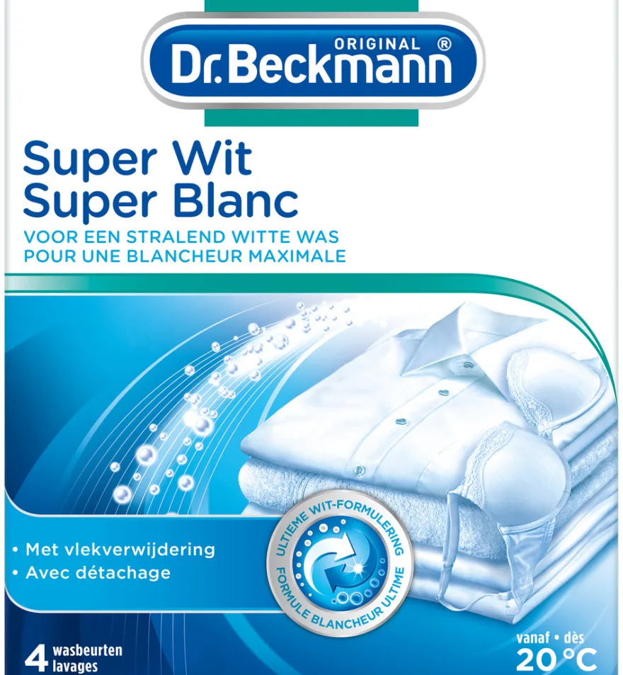 Dr. Beckmann Super wit (4 x 40 gr)