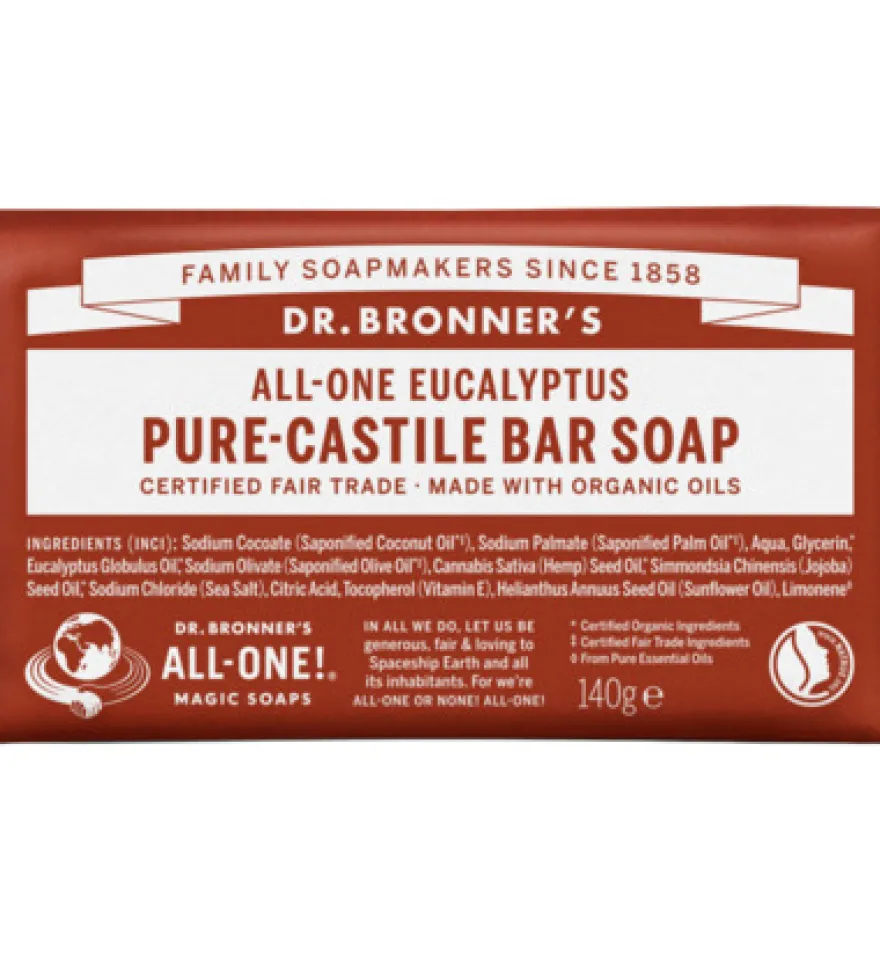 Dr. Bronner’S Barsoap Eucalyptus (140 gr)