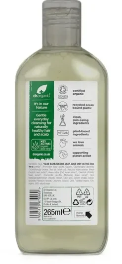 Dr Organic Aloe Vera Shampoo (265 ml)