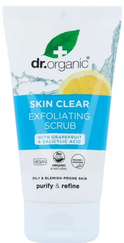 Dr Organic Skin Clear Exfoliating Scrub (150 ml)
