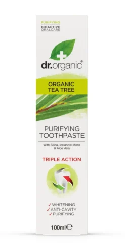 Dr Organic Tea Tree Purifying Toothpaste (100 ml)