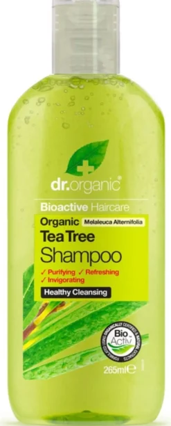 Dr Organic Tea Tree Shampoo (265 ml)