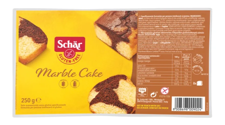 Dr. Schär Marmorkuchen Marmercake (250 gr)