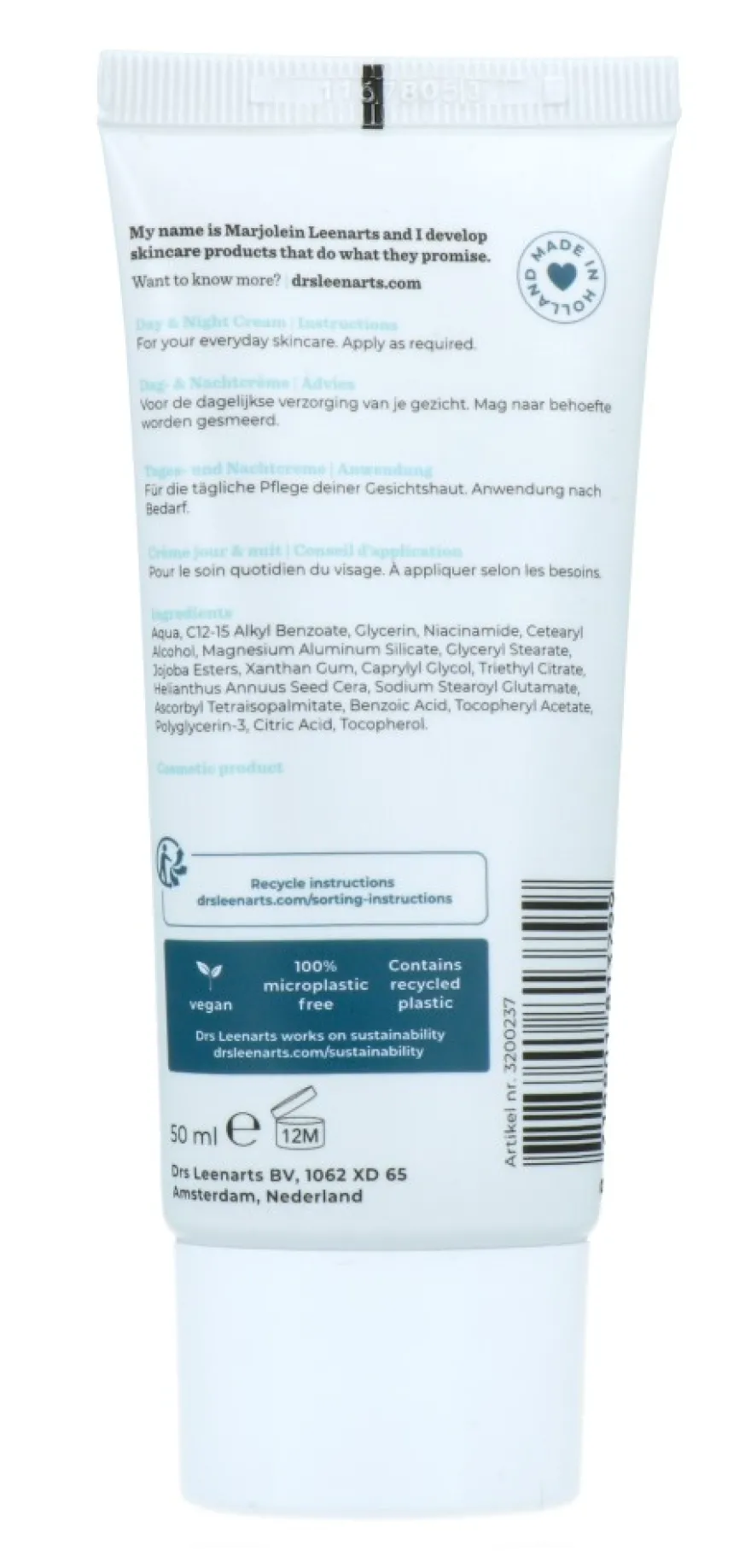 Drs Leenarts Dag- & Nachtcrème Vette Huid (50 ml)