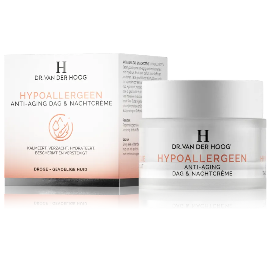Dr. Van Der Hoog Dag & Nachtcreme Anti aging Hypoallergeen (50 ml)