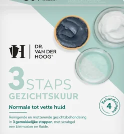 Dr. Van Der Hoog 3 Staps Gezichtskuur Normaal Tot Vette Huid (3 stuks)