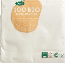 Duni Servetten Wit (100 stuks)