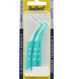Duodent Interdentale borstel conisch 2.4c lange houder (5 stuks)