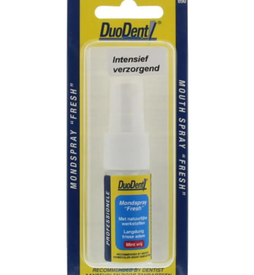 Duodent Mondspray fresh mintvrij (11 ml)