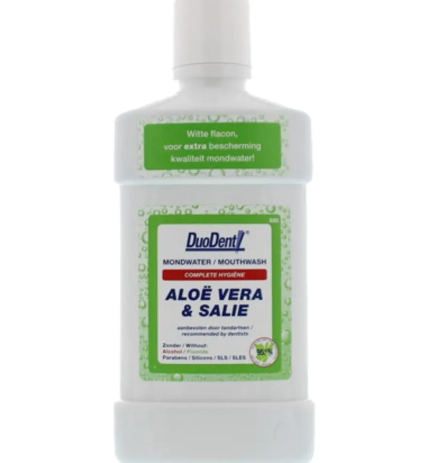 Duodent Mondwater aloe vera/salie (500 ml)