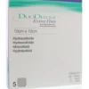 Duoderm Extra thin 10 x 10 cm (5 stuks)