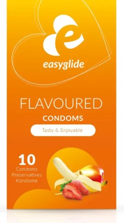 Easyglide Easyglide condoom met smaakjes (10 stuks)