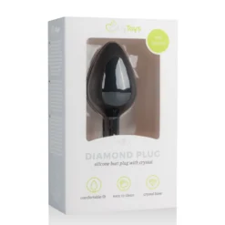 Easytoys Anal Collection – Diamond Plug Medium Zwart (1 stuk)