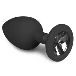 Easytoys Anal Collection – Diamond Plug Small Zwart (1 stuk)