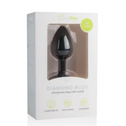 Easytoys Anal Collection – Diamond Plug Small Zwart (1 stuk)