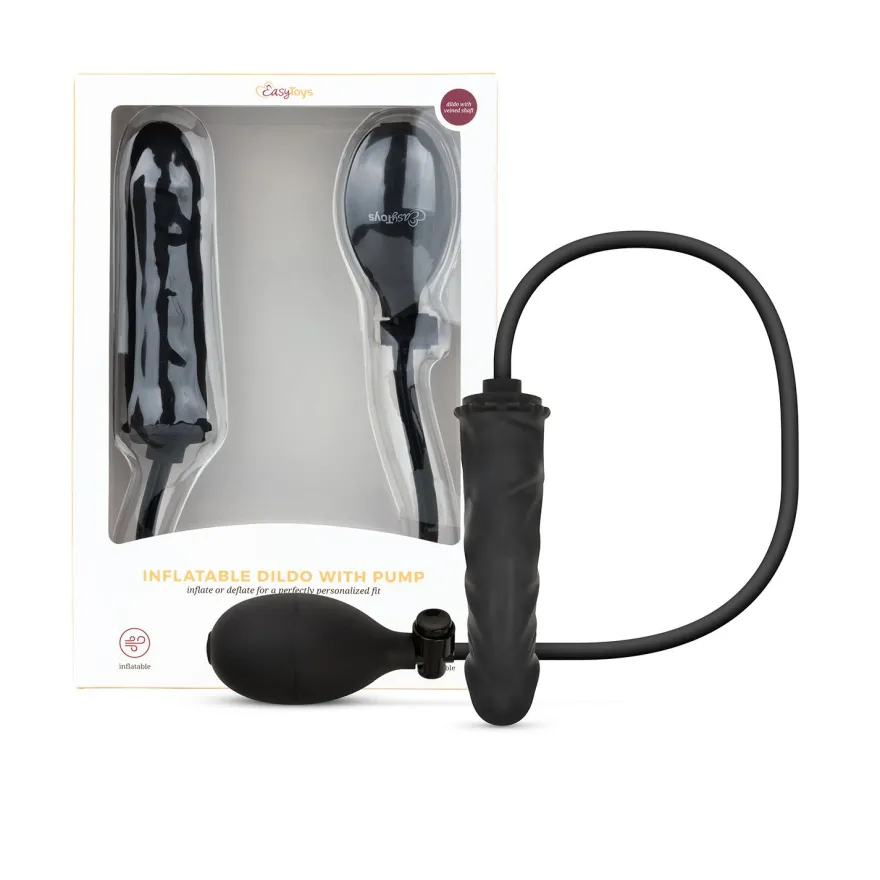 Easytoys Anal Collection – Inflatable Dildo Zwart (1 stuk)