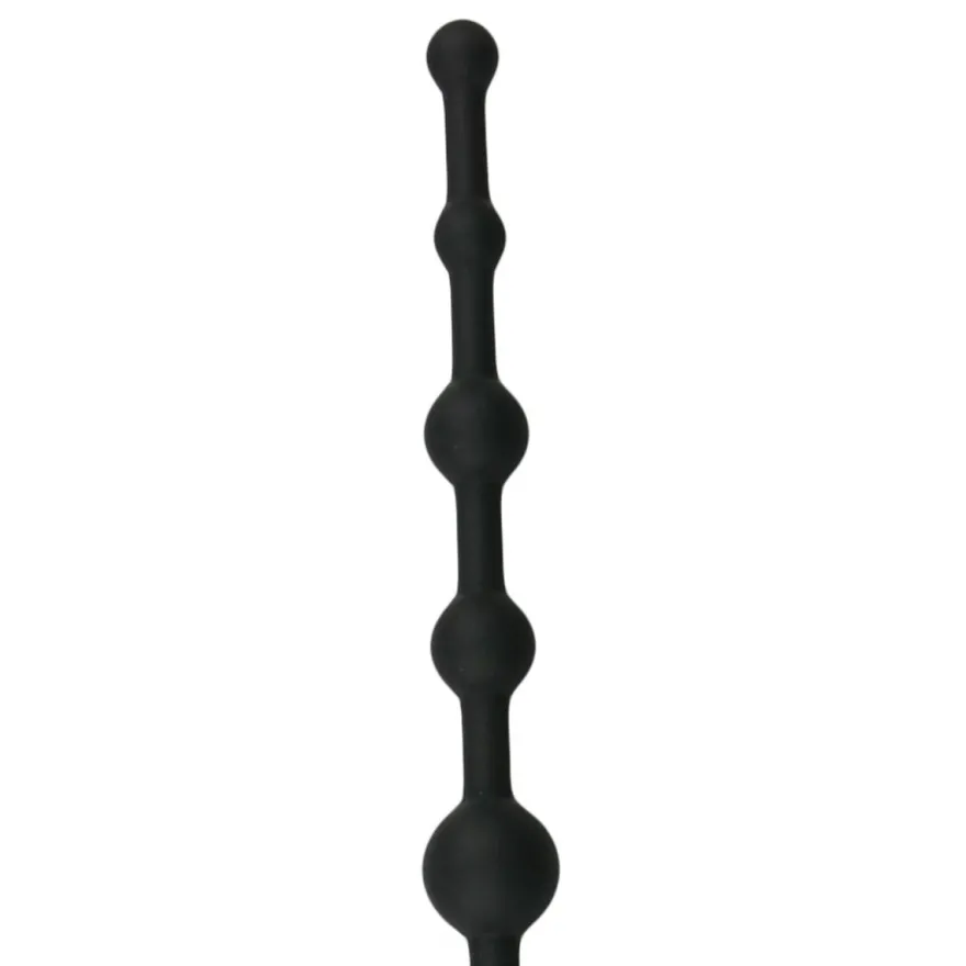 Easytoys Anal Collection – Long Anal Beads Zwart (1 stuk)