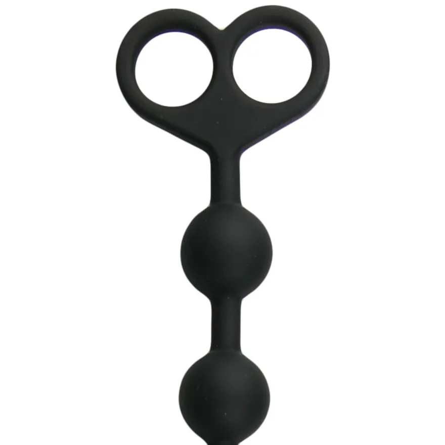 Easytoys Anal Collection – Long Anal Beads Zwart (1 stuk)