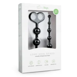 Easytoys Anal Collection – Long Anal Beads Zwart (1 stuk)