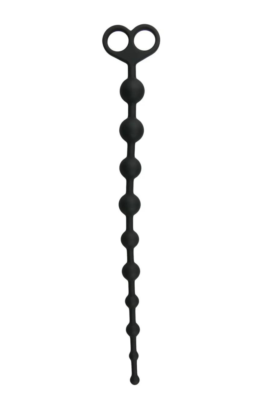 Easytoys Anal Collection – Long Anal Beads Zwart (1 stuk)