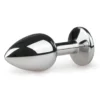 Easytoys Anal Collection Metalen buttplug met transparante diamant (1 stuk)