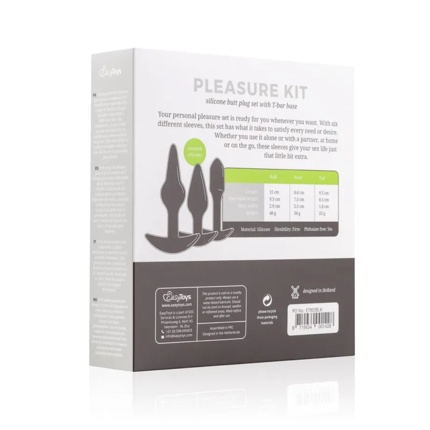 Easytoys Anal Collection – Pleasure Kit Zwart (1 stuk)