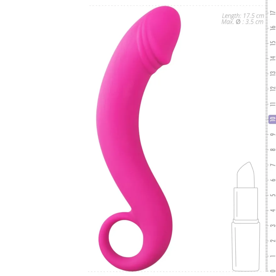 Easytoys Anal Collection – Silicone Prostate Dildo Roze (1 stuk)