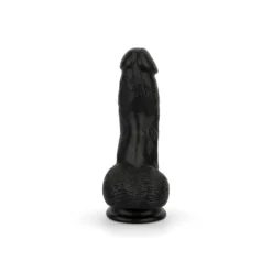 Easytoys Dildo Collection – Dildo with Balls 12 cm Zwart (1 stuk)