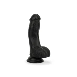 Easytoys Dildo Collection – Dildo with Balls 12 cm Zwart (1 stuk)