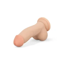 Easytoys Dildo Collection – Dildo with Balls 12 cm Beige (1 stuk)