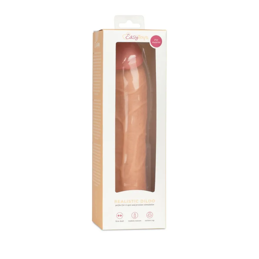 Easytoys Dildo Collection – Dildo without Balls 22.5 cm Beige (1 stuk)