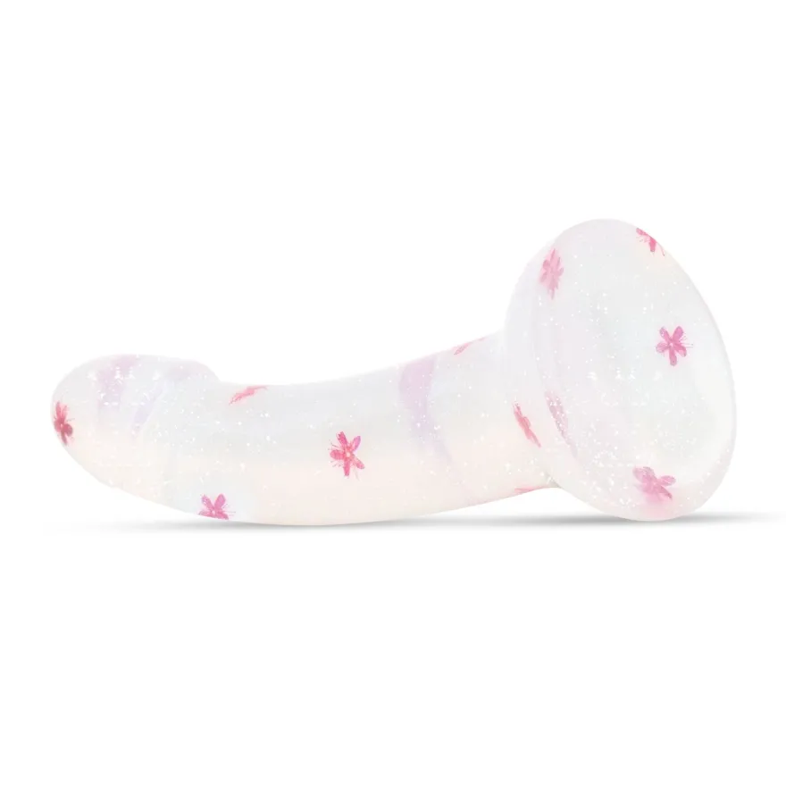 EasyToys Dildo Collection – Flower Power Dildo Small Roze, Wit (1 stuk)